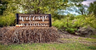 picture of Wedding welcome sign