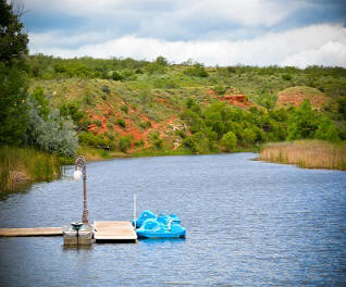 Boating and fishing at Three Falls Cove